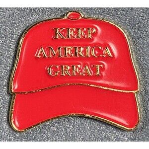 Keep America Great Hat Lapel Shirt Motorcycle Cap Blouse Jacket Pin W/back Trump